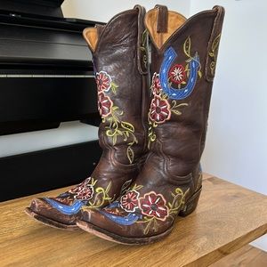 Old Gringo handmade embroidered cowboy boots